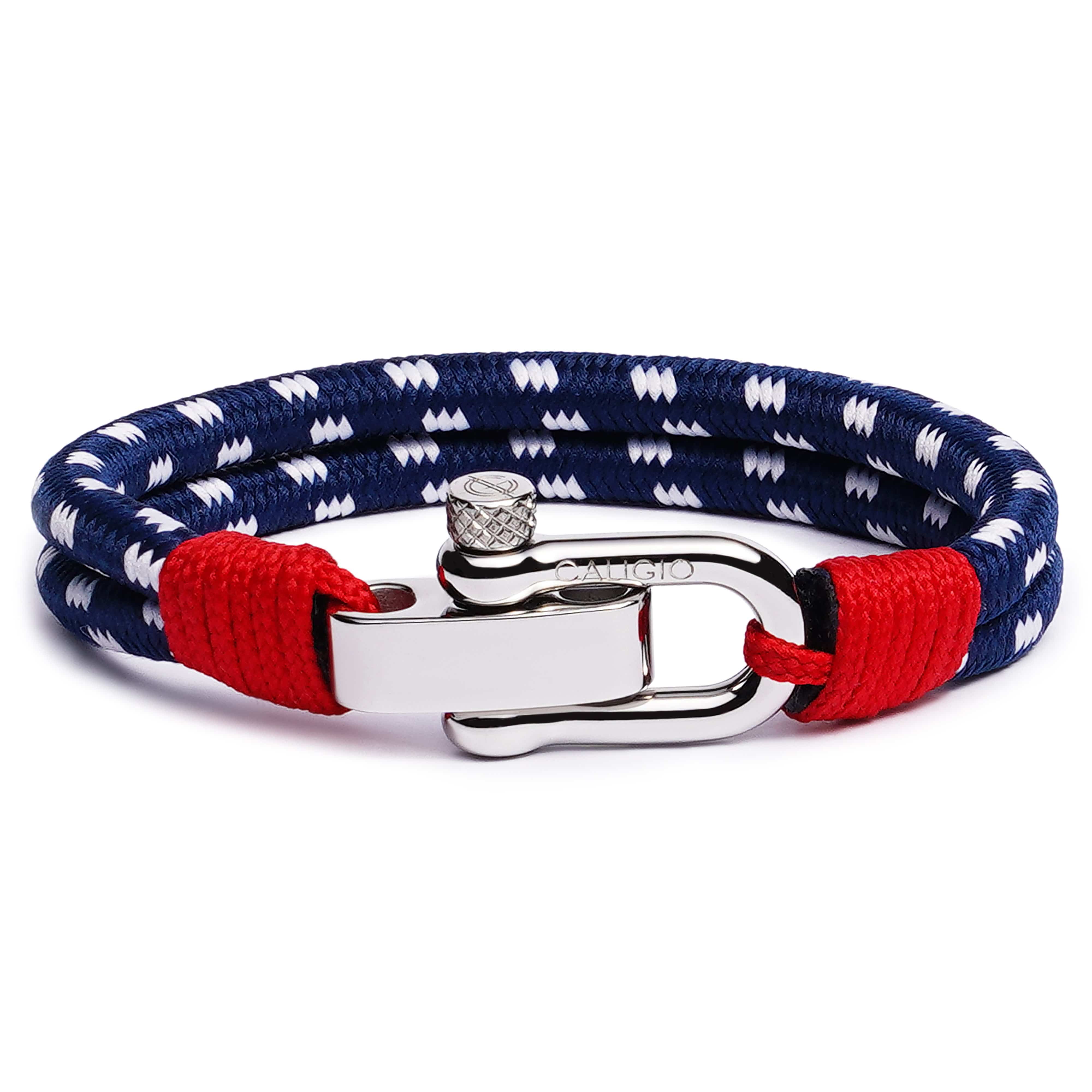 Genuine Leather Cord Bracelet, Adjustable, Men's Bracelet, Blue Bracelet,  Red Cord Bracelet, Love, Friendship, Graduation, Family Bracelets, Kids
