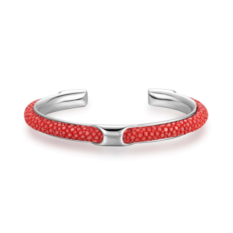 caligio Caligio Men Bracelets Infinity Red Steel Stingray Cuff Bracelets for Men - Infinity Yellow Steel Stingray | Caligio small gift  cheap gift for men  shackle bracelet mens anchor bracelet