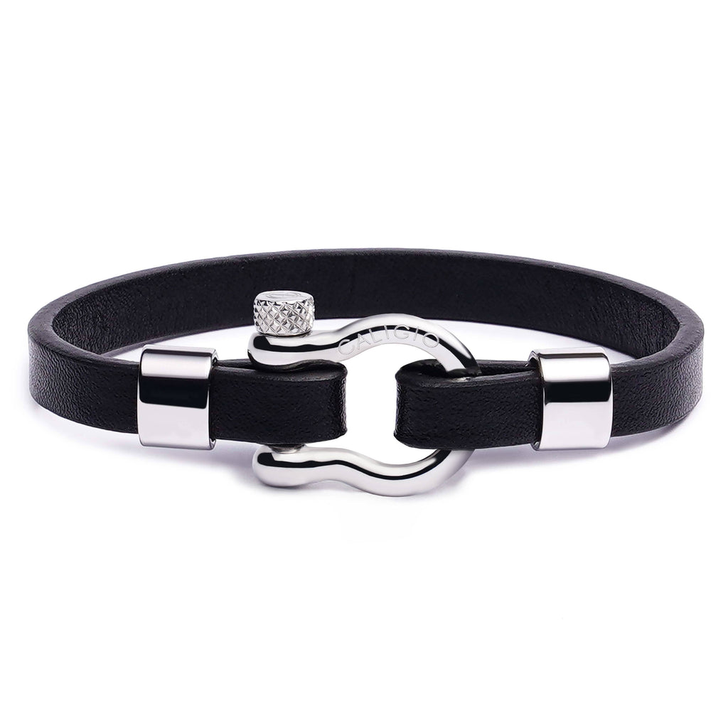 Get Omega Bracelet of Finest Leather - Men's Accessories by